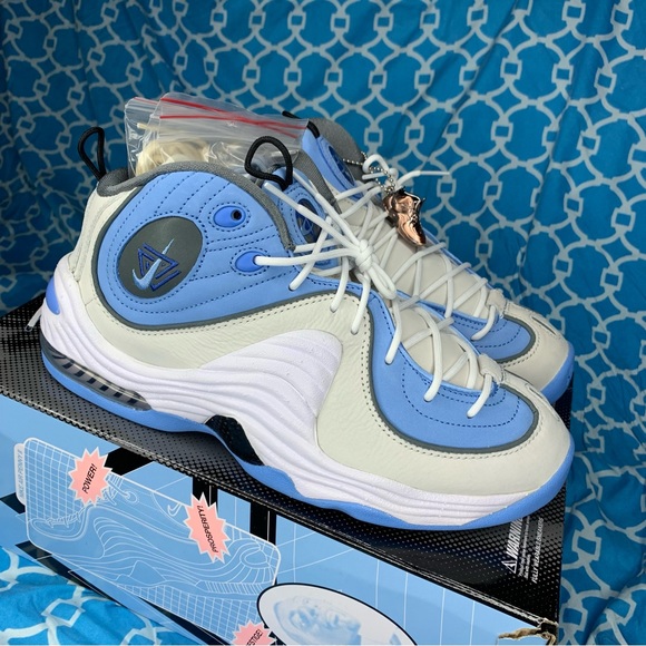 Nike Men’s size 8.5 Air penny 2 social status playground universal blue unc new